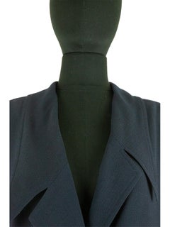 Late 80s Asymmetrical Chanel Jacket With Chiffon Sleeves