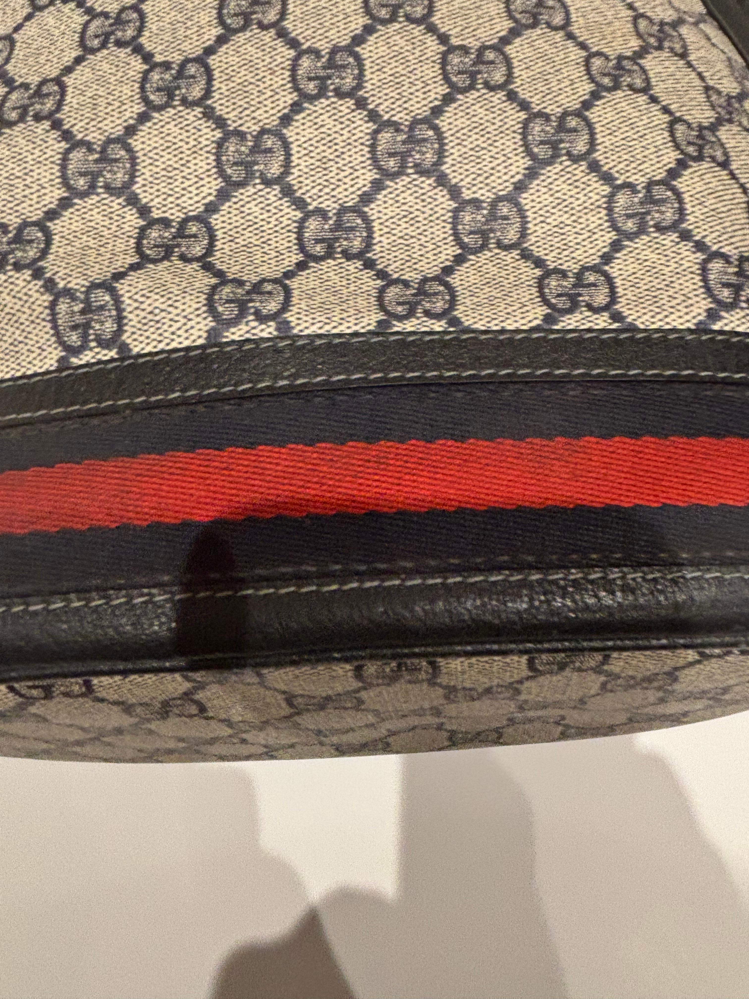 Sac à dos Gucci de la fin des années 80 en très bon état en vente 6