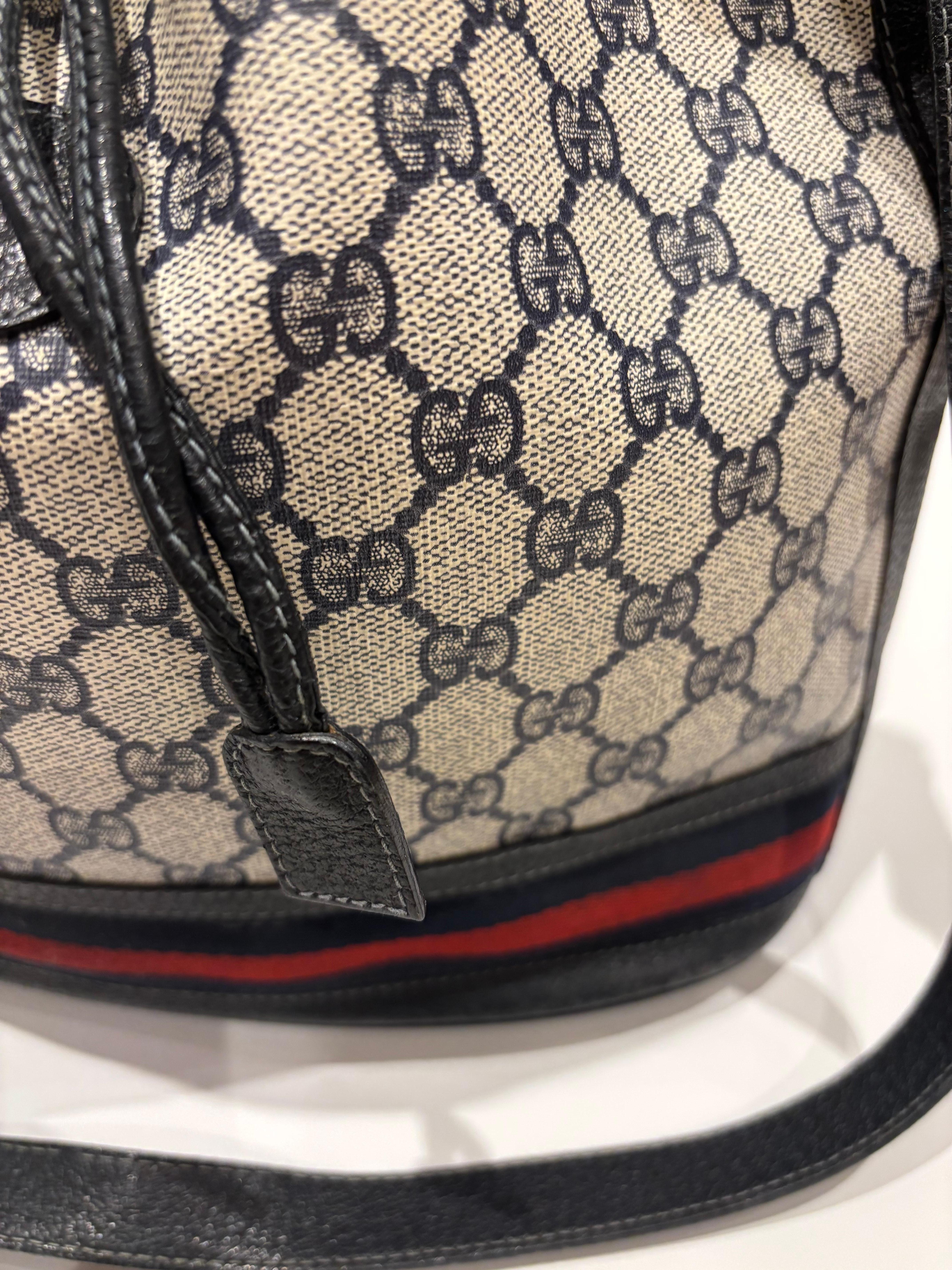 Sac à dos Gucci de la fin des années 80 en très bon état Pour femmes en vente