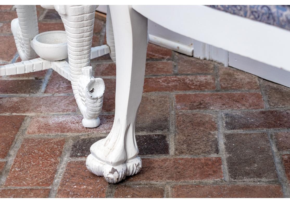 Canapé figuratif peint de style Empire, 1890 Restauration possible Abîmé - En vente à Bridgeport, CT