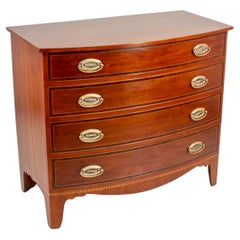 Late American Federal Bowfront Chest of Drawers