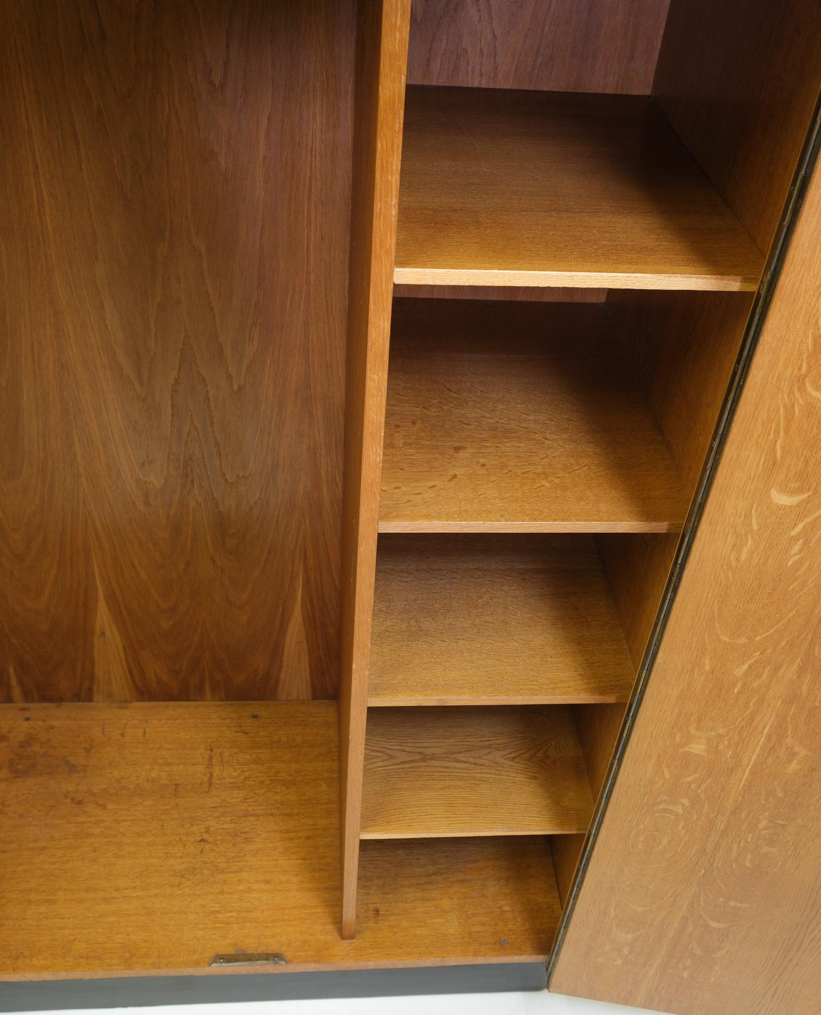 Late Art Deco Bauhaus Czech Compact Wardrobe Tallboy By United Up 5