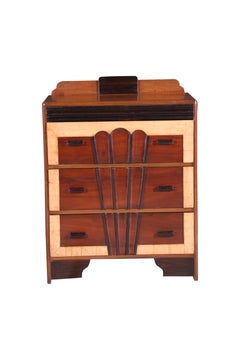 Late Art Deco Chest of Drawers, Dresser