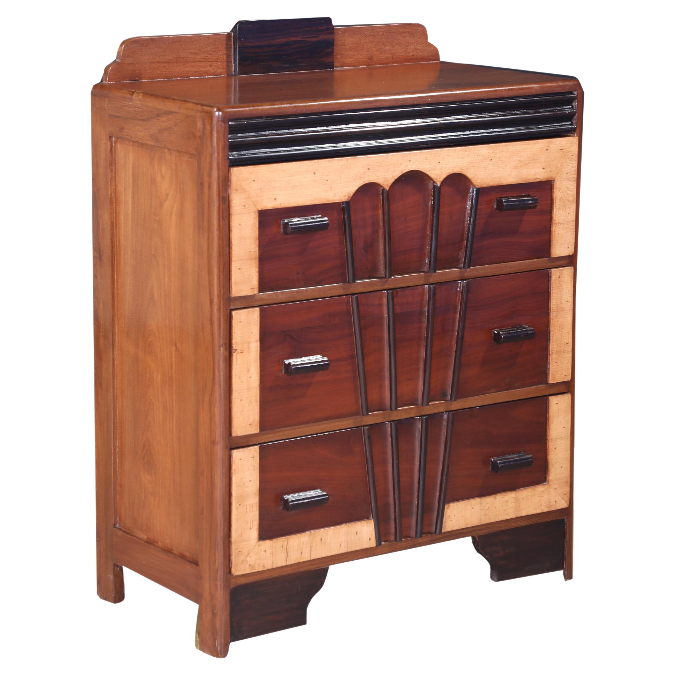 Late Art Deco Chest of Drawers, Dresser