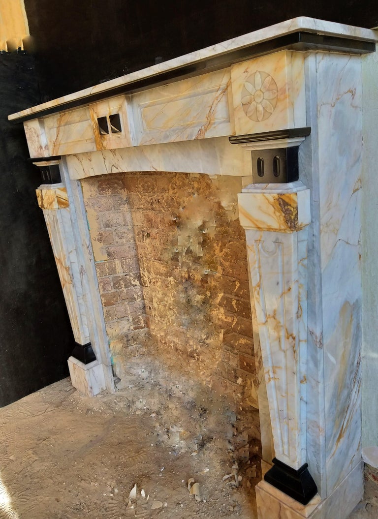 ART DECO Marble Fireplace For Sale at 1stDibs