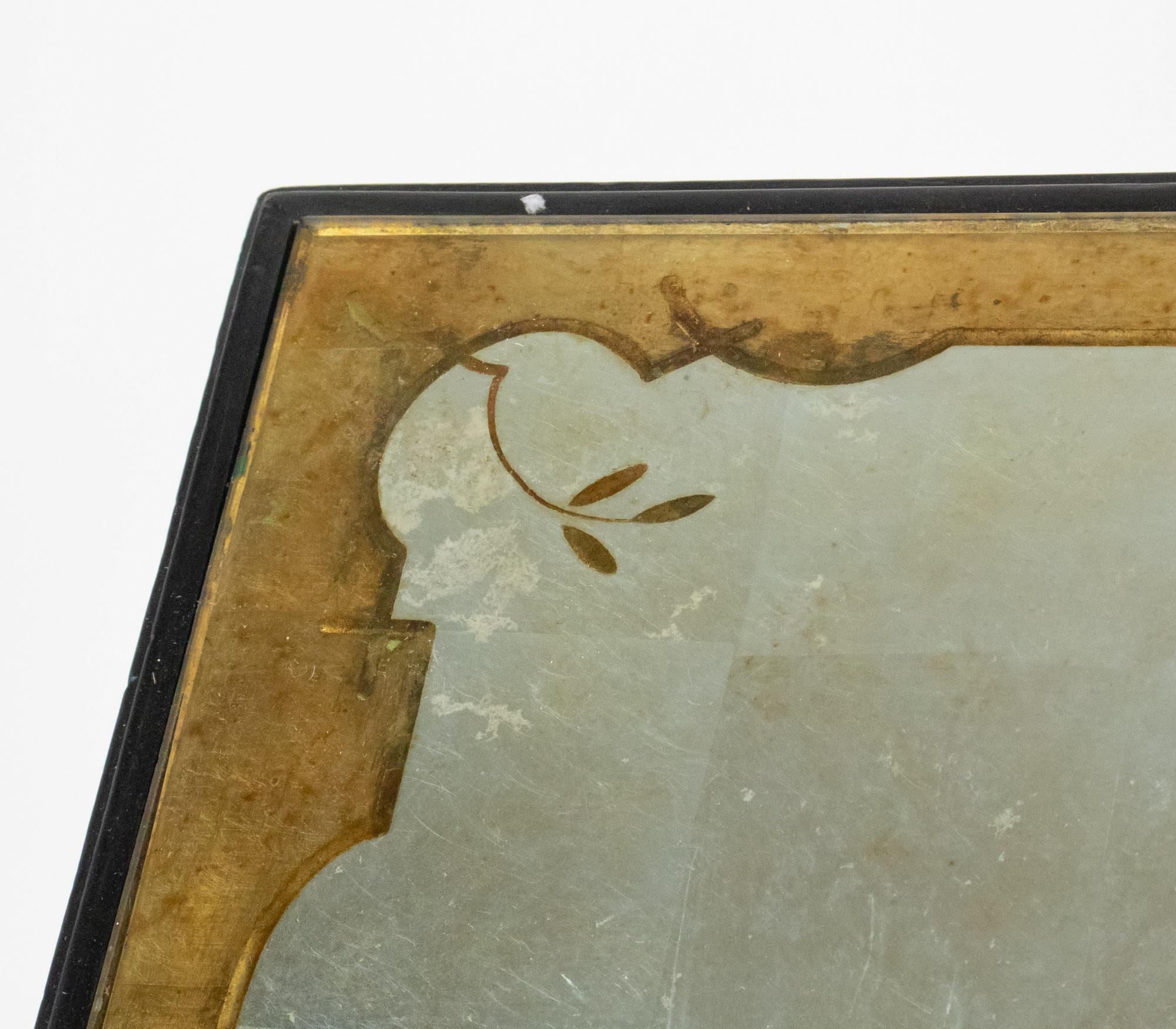 Late Art Deco Silver and Gold Leaf Coffee Table Attributed to Maison Jansen 4
