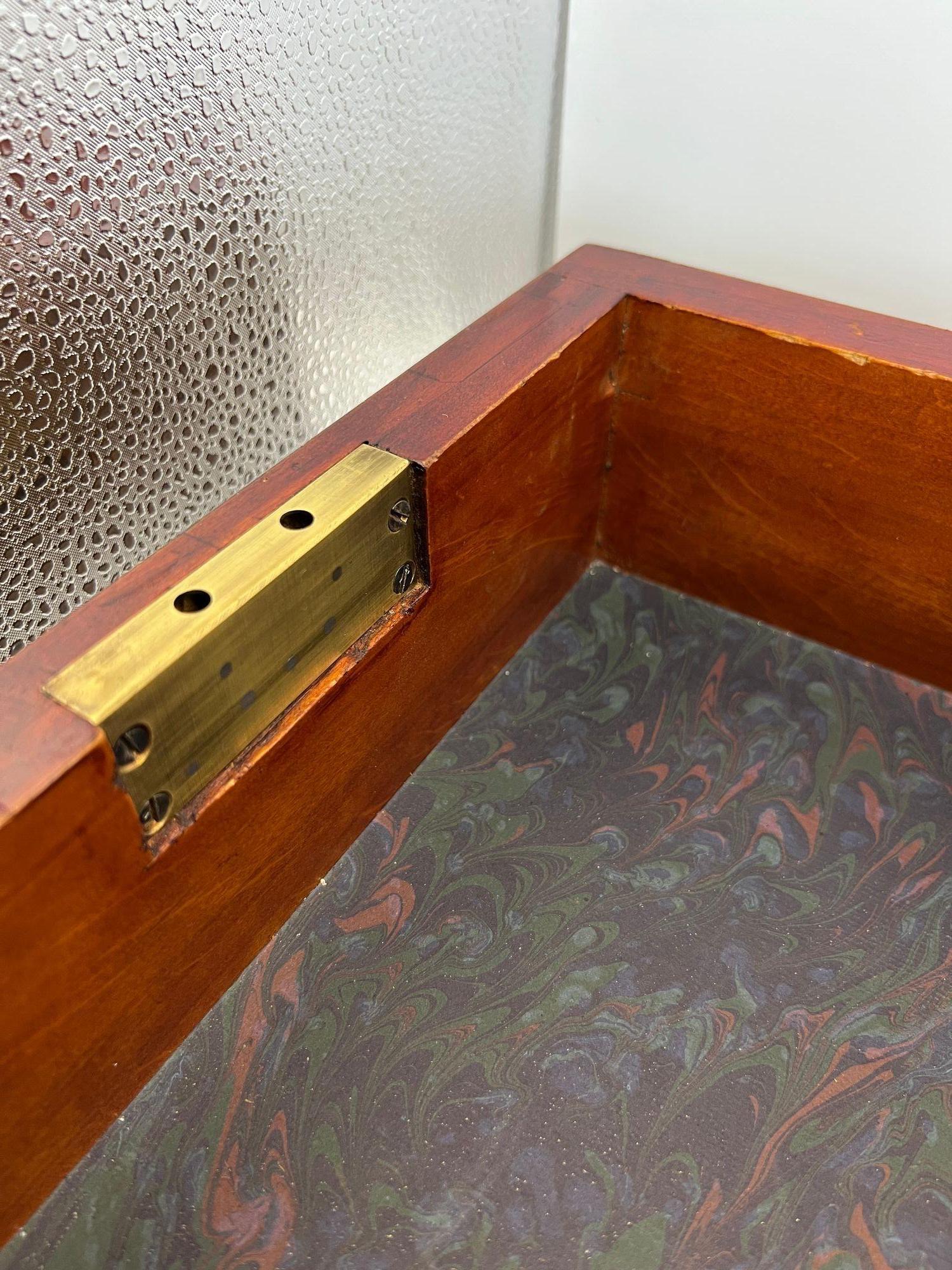 Late Biedermeier Box, Walnut and Walnut Burl, Austria circa 1850 For Sale 7