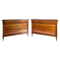Louis Philippe Chests of Drawers, Italy, Mid-19th Century