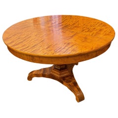 Tavolo da pranzo Biedermeier tardivo, Svezia 1880