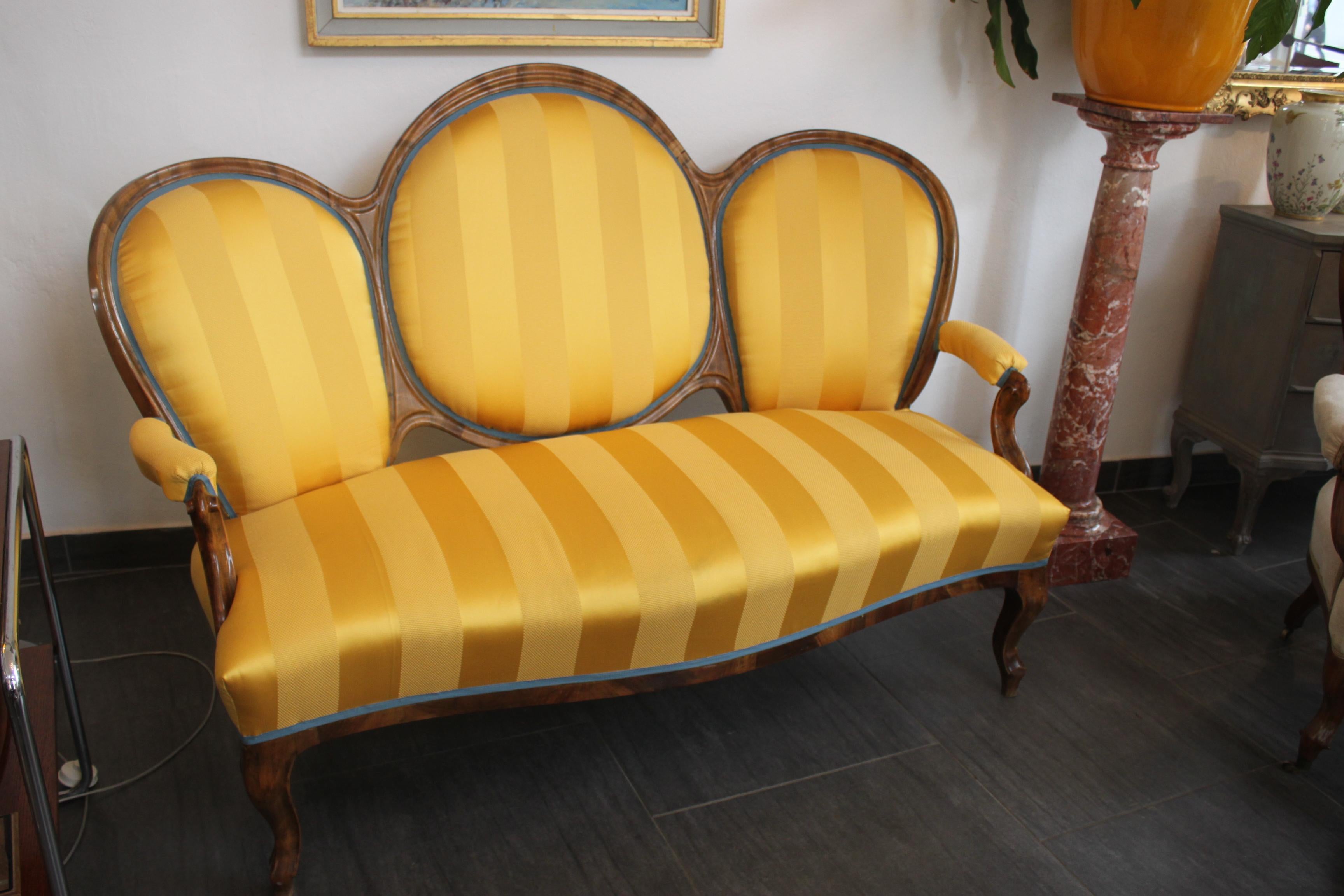 Late Biedermeier Sofa For Sale 4