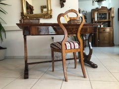 Late Biedermeier Writing Table from 1865