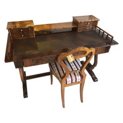 Antique Late Biedermeier Writing Table from 1865