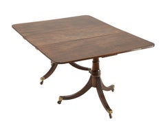Late C.18th George III Mahogany Twin Pedestal Extending Dining Table (Georgian)