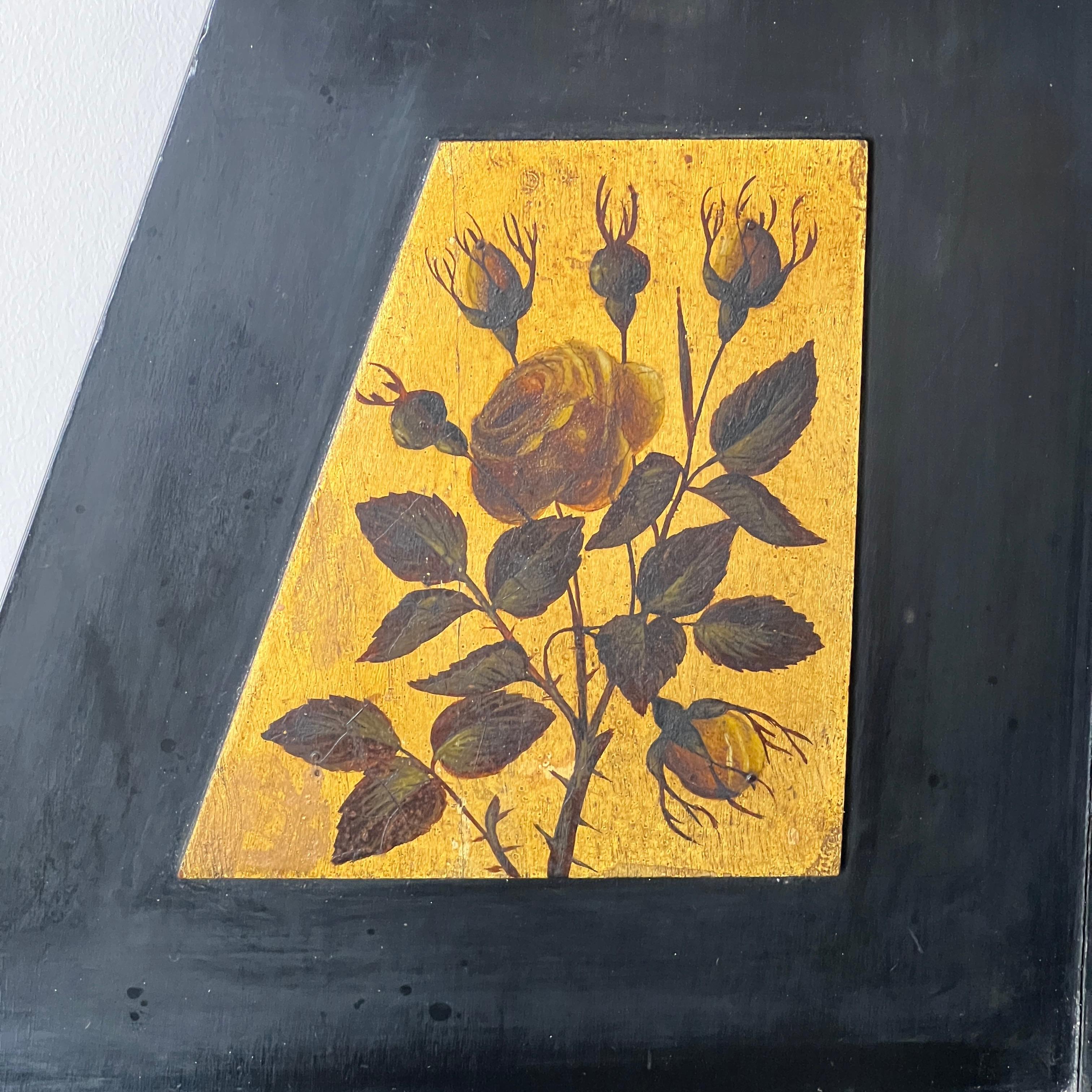 Late 19th Century Late C19th Aesthetic Movement Ebonised And Mirrored Corner Shelf For Sale