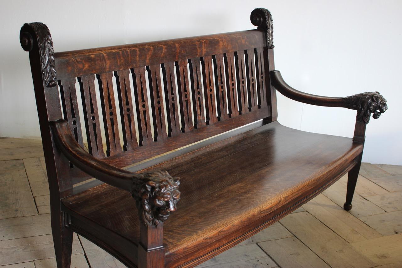 Late 19th Century French Hall Bench For Sale 7