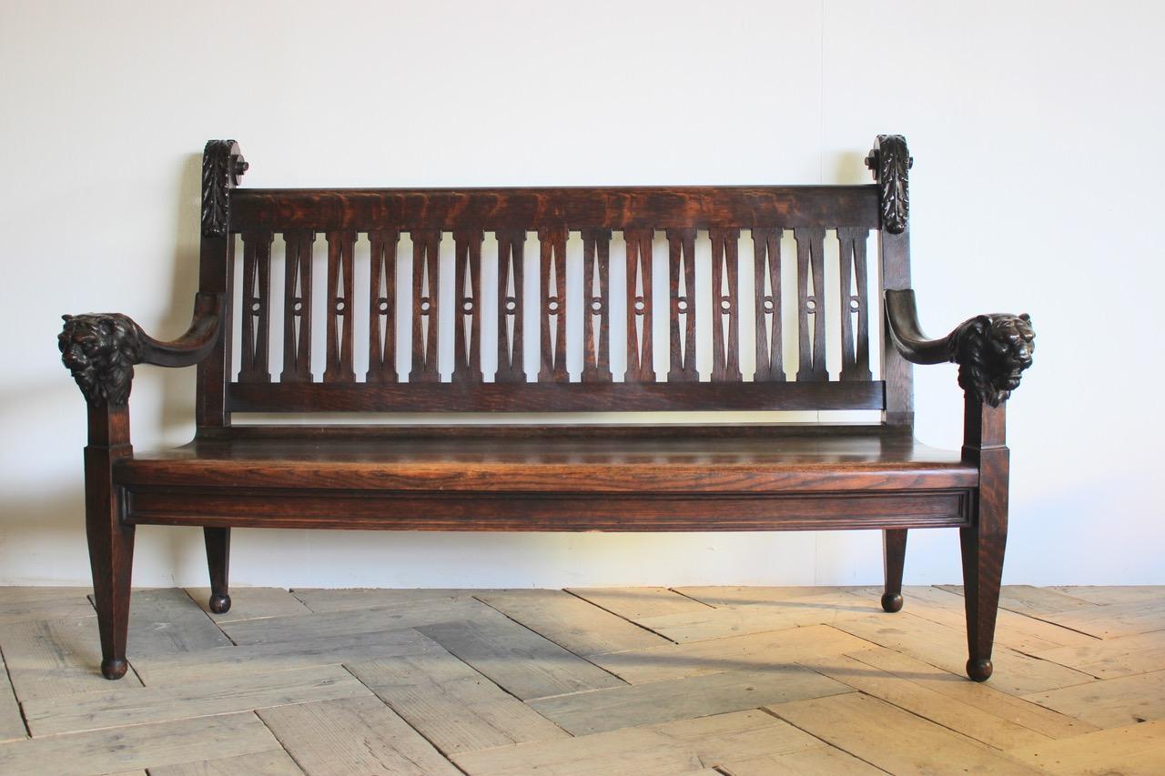 Late 19th Century French Hall Bench For Sale 2