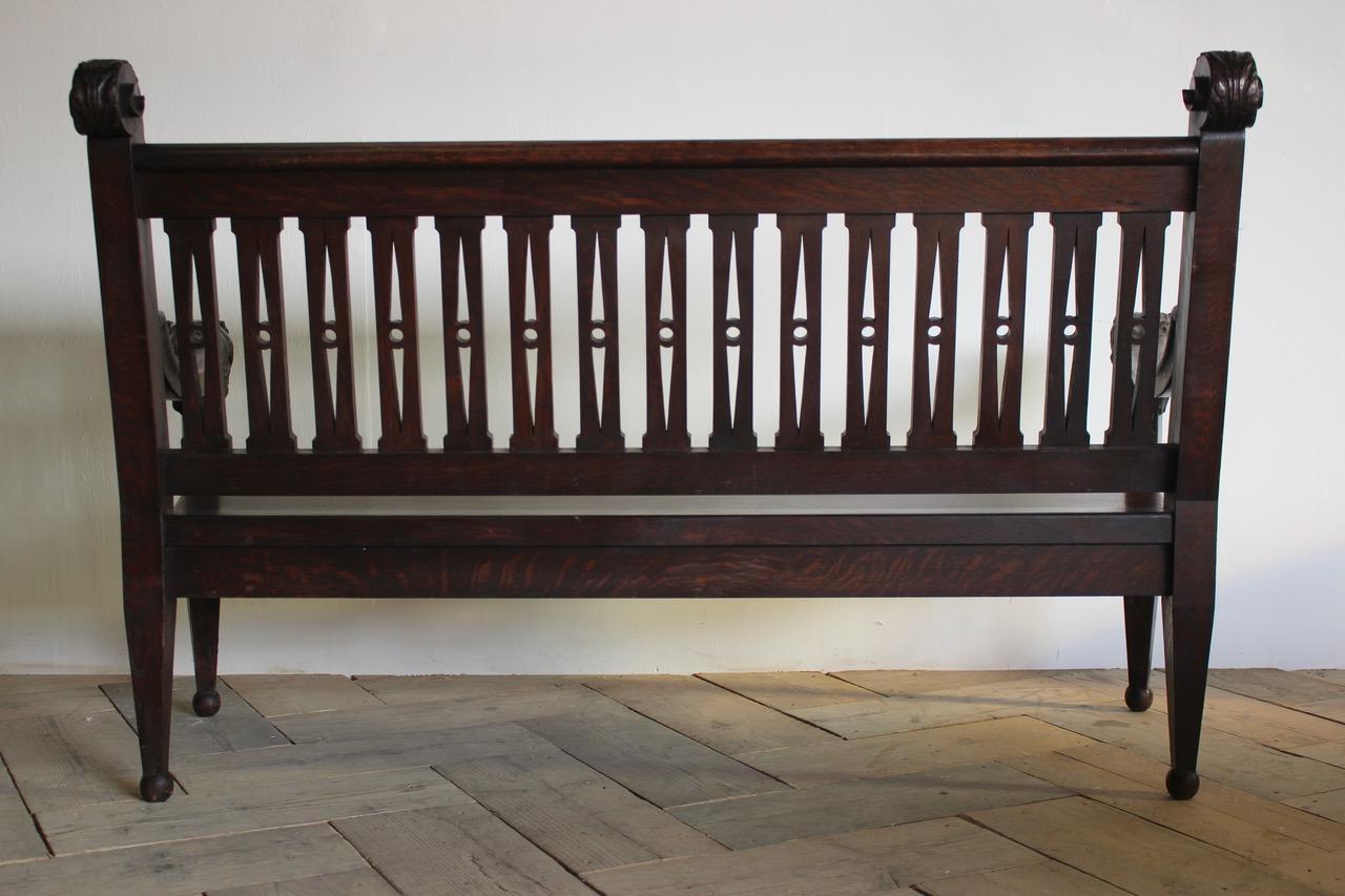 Late 19th Century French Hall Bench For Sale 5