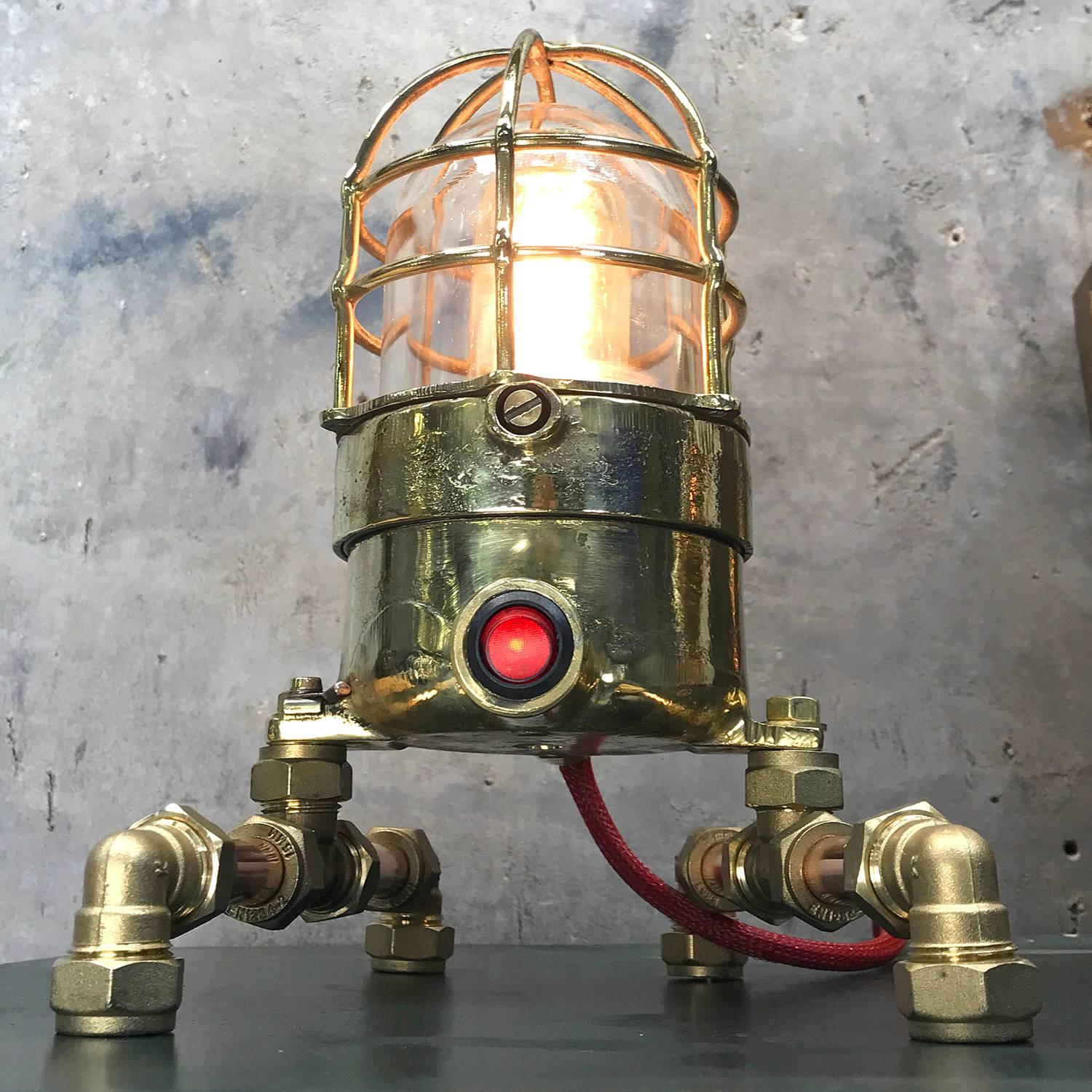 steampunk industrial lamp
