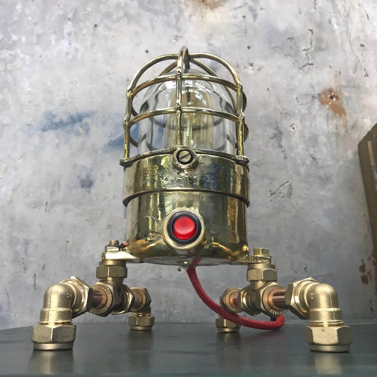 Late Century Bronze Brass Glass and Copper Edison ...