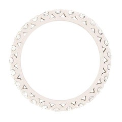 Late Deco 0.52ct Diamond Full Eternity Ring, c.1940s