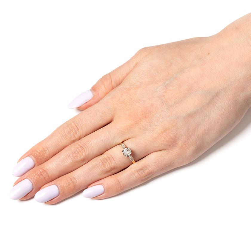Solitario de diamantes de 0,70 ct c.1940s en Bueno estado para la venta en London, GB