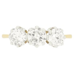 Bague trilogie en diamant de 1,00ct, A.I.C., c.1930.