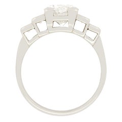 Late Deco 2.00ct Diamond Solitaire Ring, c.1930s