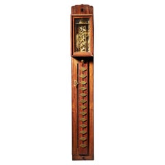 Late Edo Period 19th Century Japanese Pillar Clock, Shaku-Dokei, C. 1820