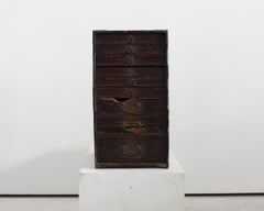 Late Edo Period Japanese Drawers Wabi Sabi