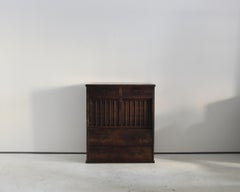 Late Edo Period Japanese Tansu Cabinet Wabi Sabi