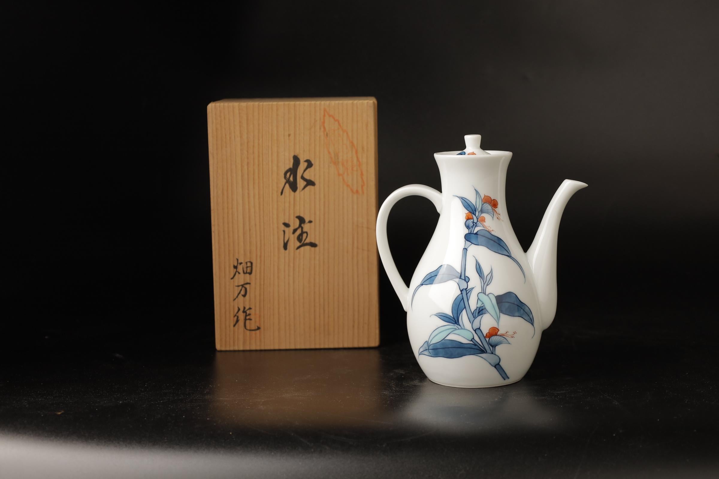Japanese Late Edo Period Teapot by Hataman For Sale