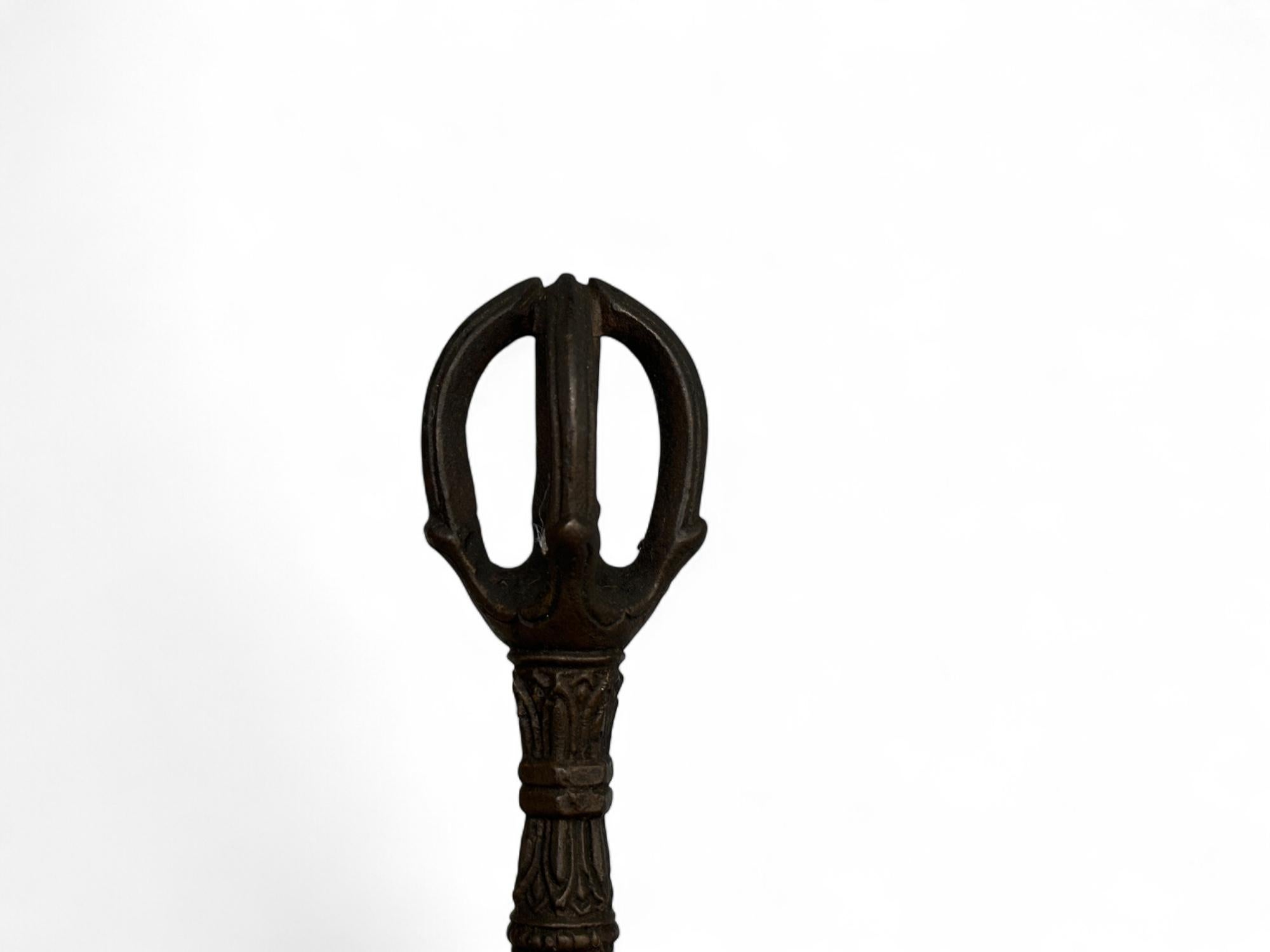 Bronze Late Edo Period Vajra Bell (Ghanta) For Sale