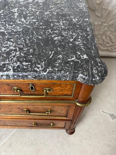 Late Eighteenth Century French Walnut & Burr Elm commode
