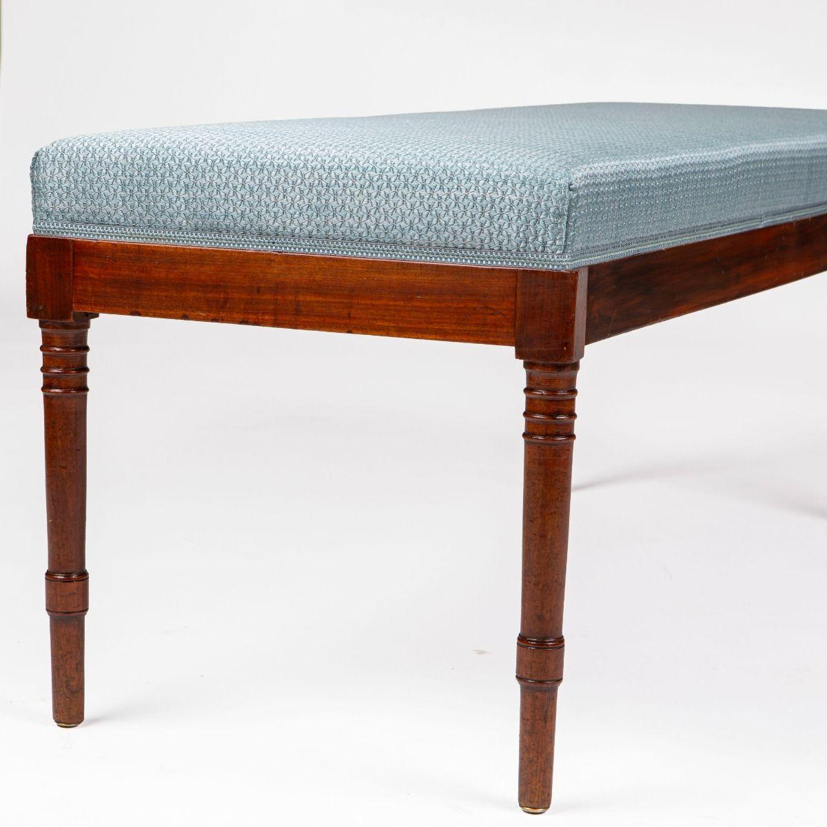 Banc Late Empire en acajou de Cuba, Danemark c. 1820 Bon état - En vente à Kastrup, DK