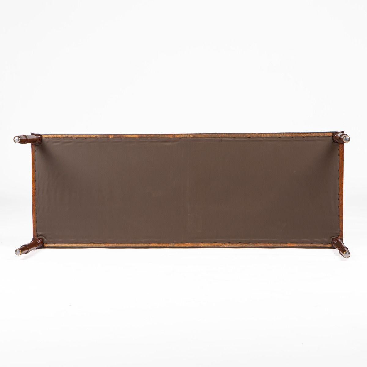 XIXe siècle Banc Late Empire en acajou de Cuba, Danemark c. 1820 en vente