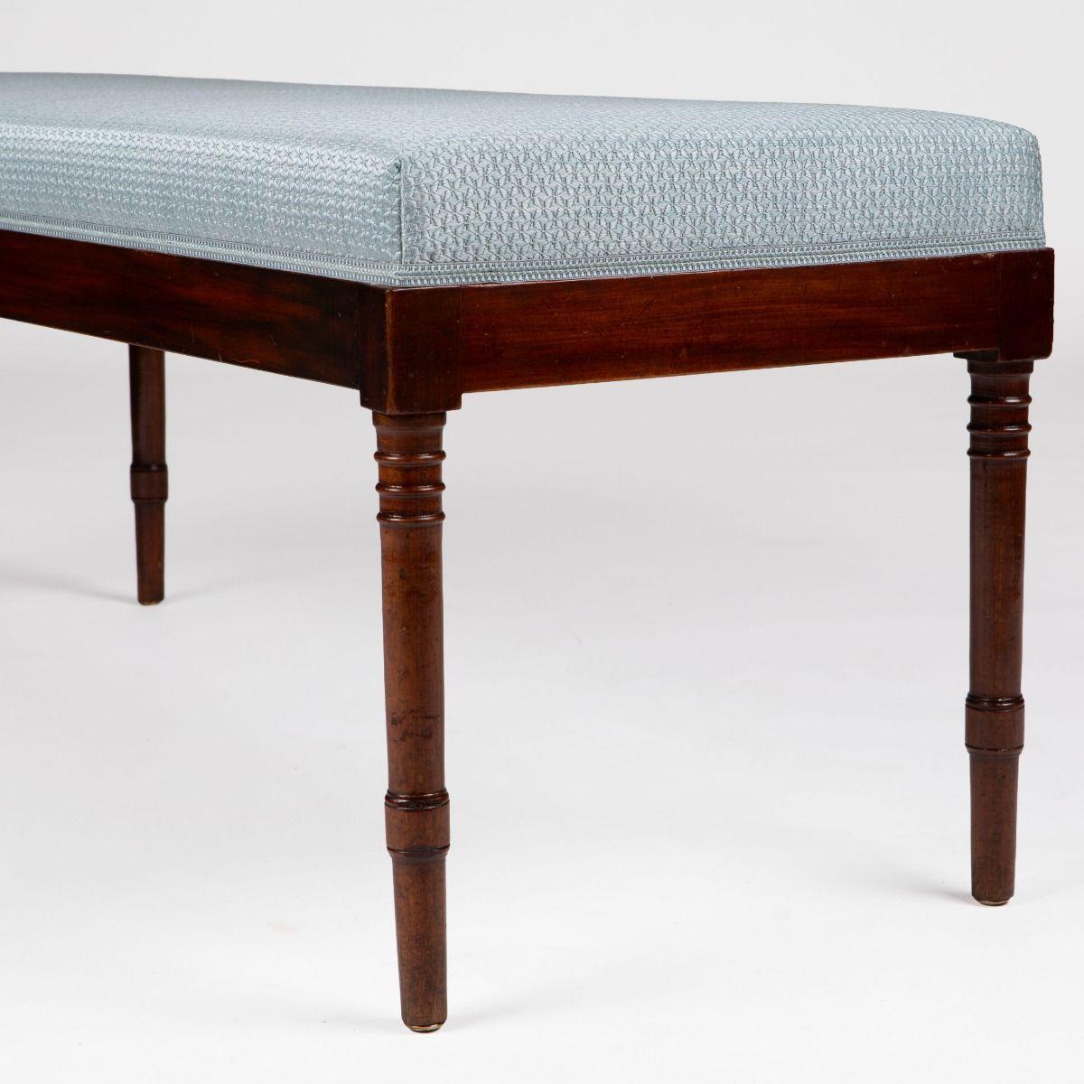 Banc Late Empire en acajou de Cuba, Danemark c. 1820 en vente 1