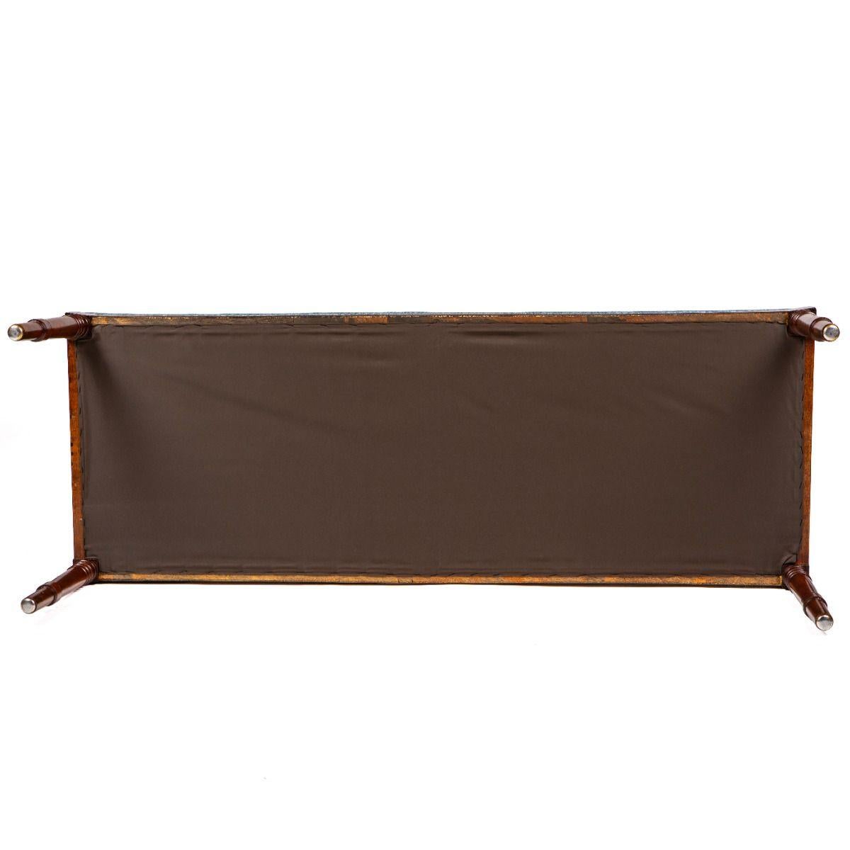 Banc Late Empire en acajou de Cuba, Danemark c. 1820 en vente 1