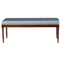 Late Empire Bench in Cuban Mahogany, Denmark c. 1820