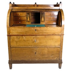 Antique Late Empire Chatol Made In Elm Wood From 1840s