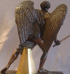 Late Empire Period Clock of Chronos Carrying Away Time