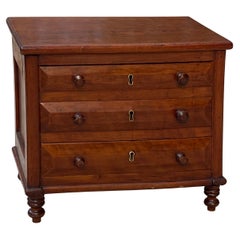 Late Federal Miniature Cherry Chest of Drawers Circa 1825