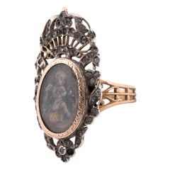 Late George Gem-Set Mourning Ring