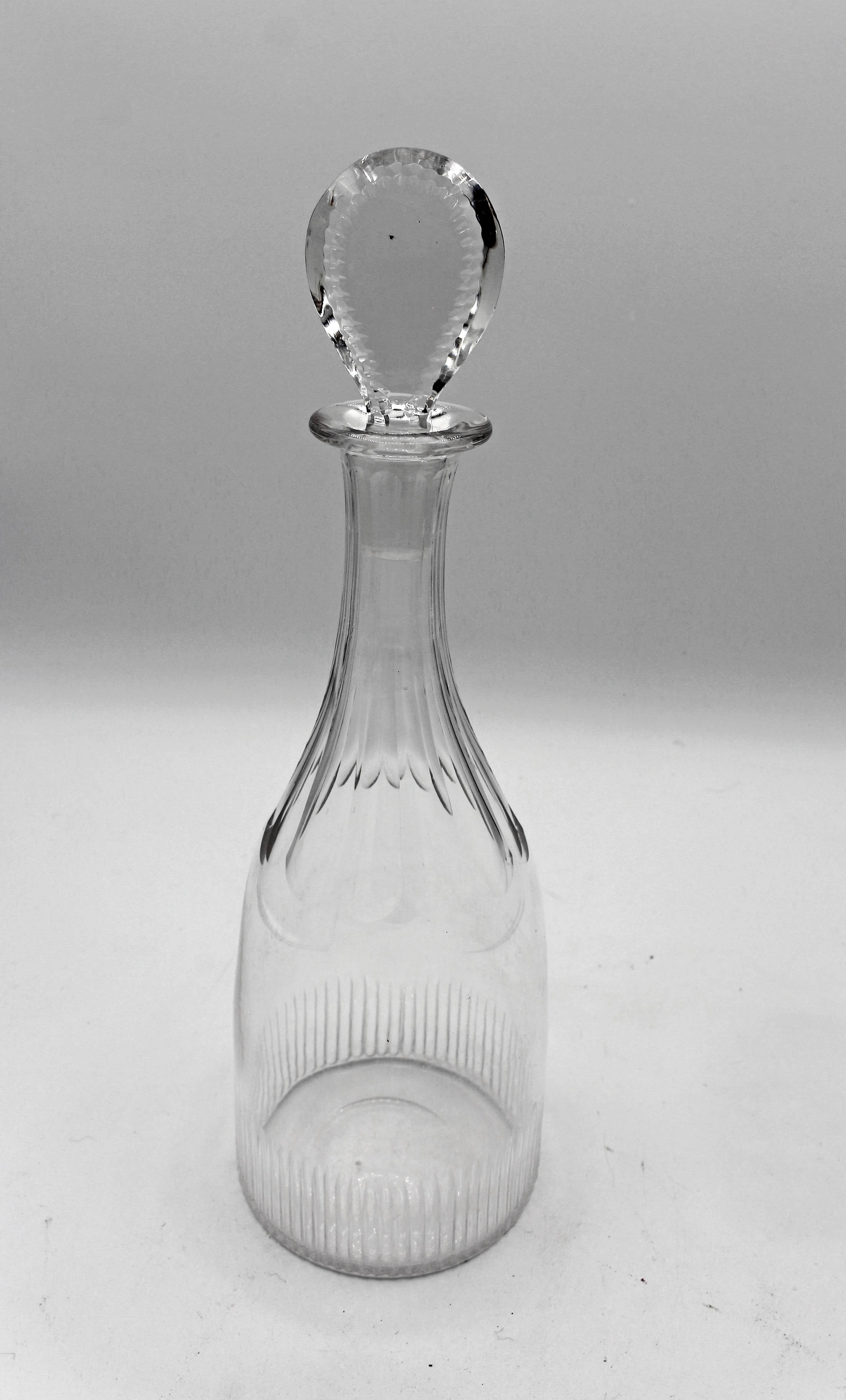 Late George III Circa 1800 Decanters with Original Stoppers, Set of 2 3