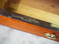 Late George III Mahogany and Inlaid Cylinder Desk by T. Willson, London