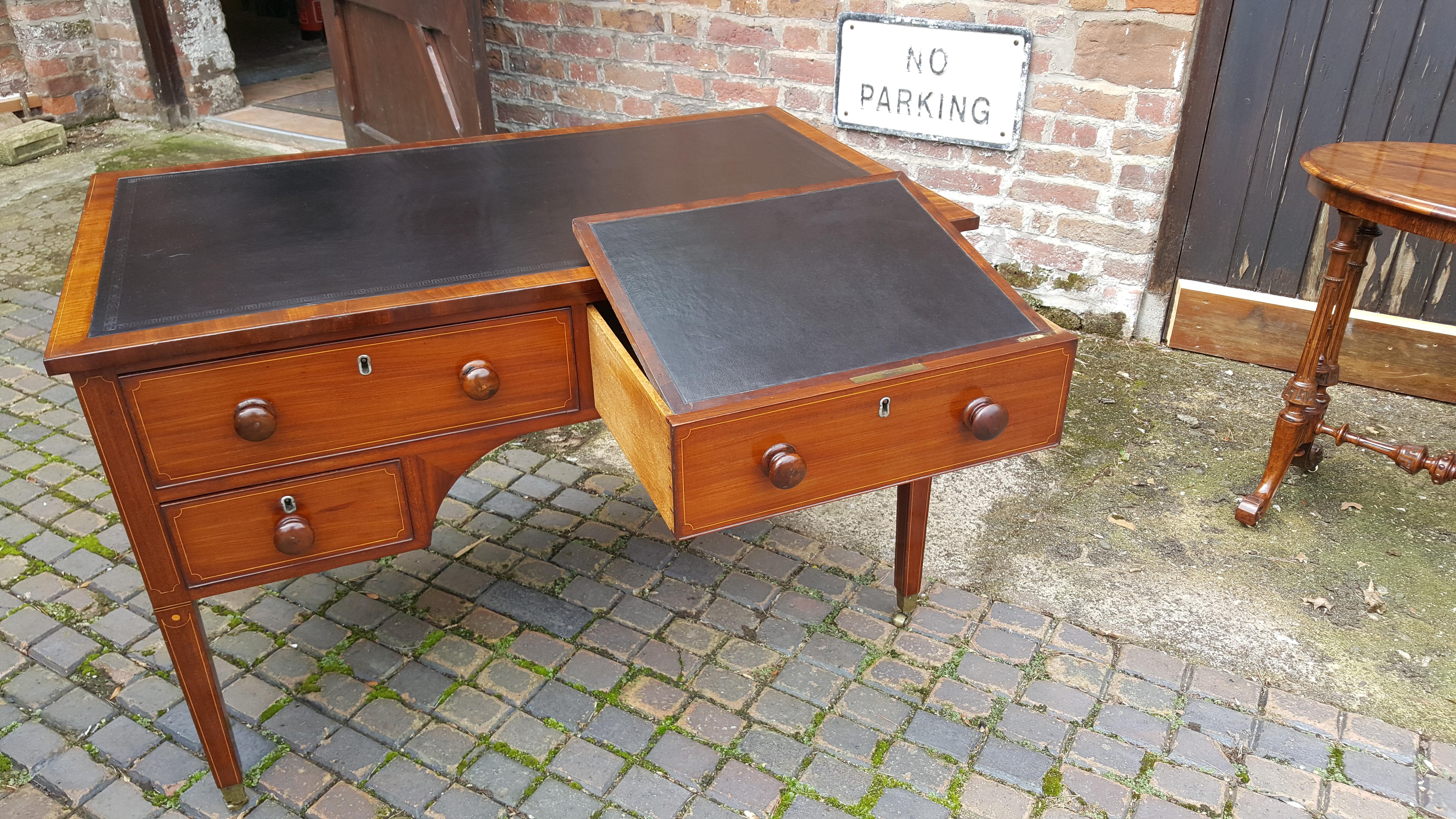 Late George III Mahogany Desk For Sale 4