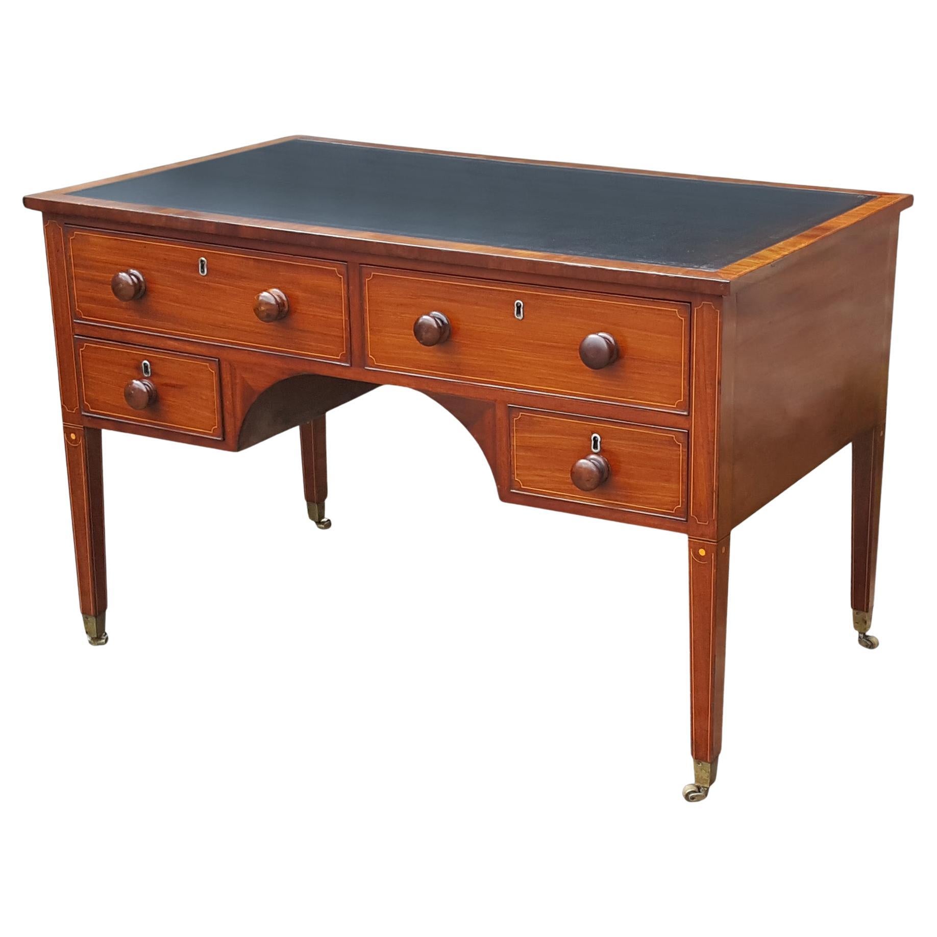 Late George III Mahogany Desk For Sale