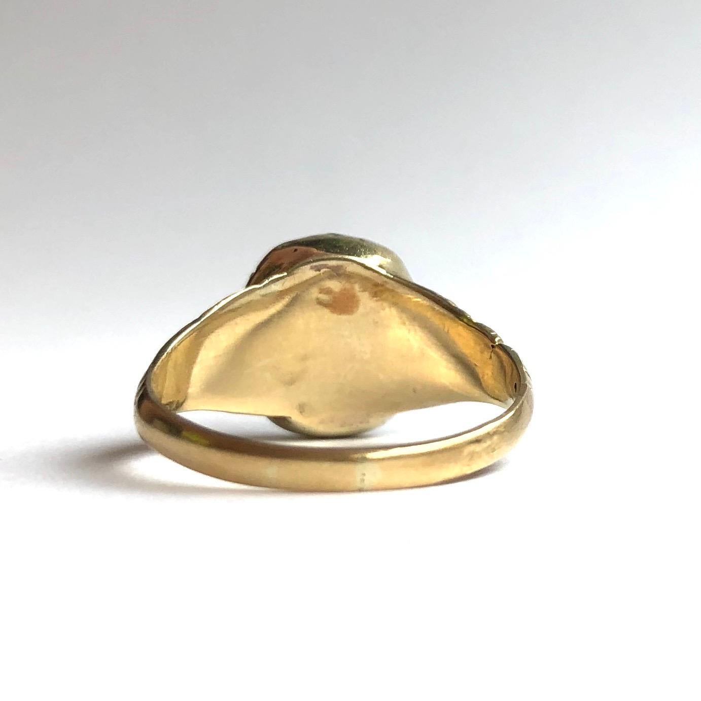 georgian amethyst ring