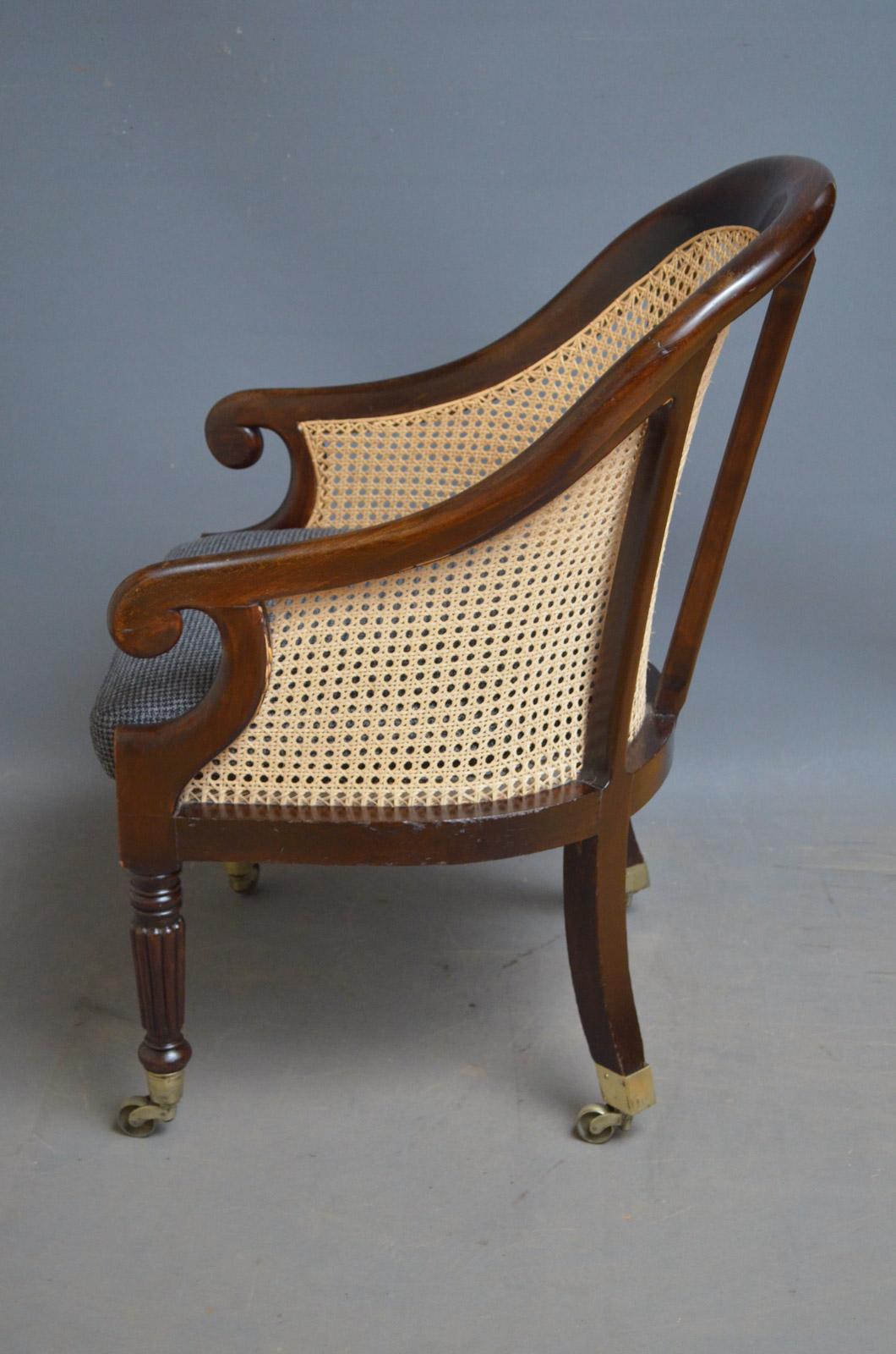 Late Georgian Bergère Chair 3
