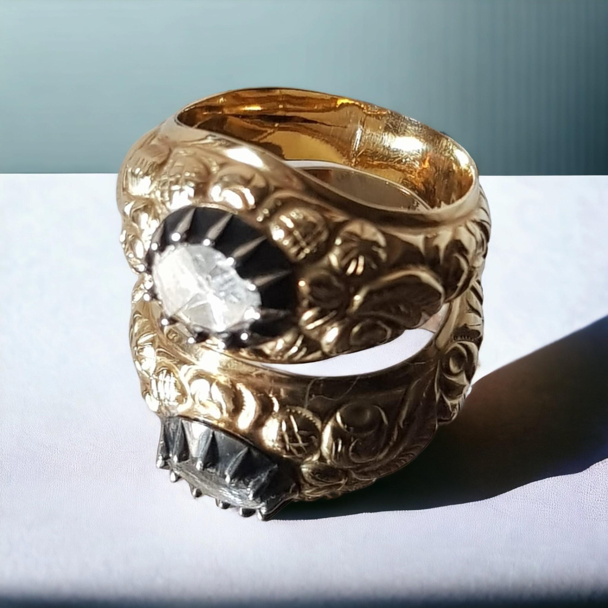 Late Georgian / Early Victorian Era Rose cut Diamond Ring For Sale 7