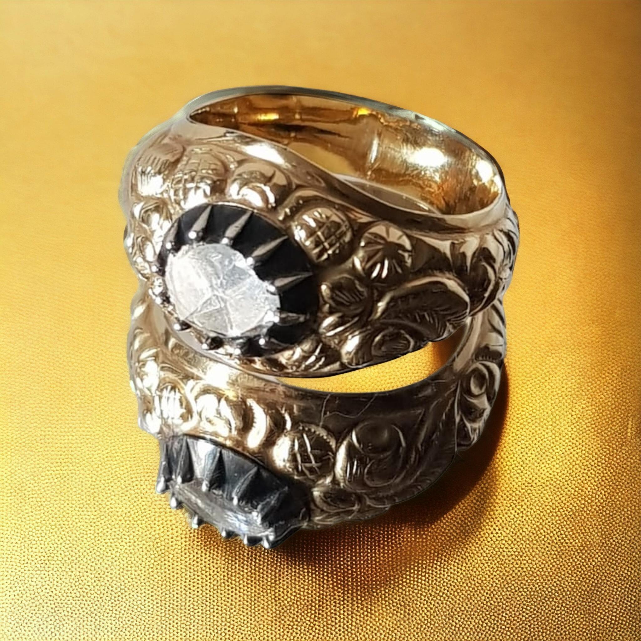 Late Georgian / Early Victorian Era Rose cut Diamond Ring For Sale 10